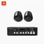 JBL 매장 카페 음향패키지 2채널 앰프 SR-250D + JBL CONTROL 62P 팬던트 위성스피커 2개