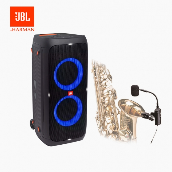 JBL PARTYBOX 310 파티박스310 블루투스 스피커 + BEMAX 색소폰 마이크 BXM-S10