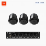 JBL 매장 카페 음향패키지 2채널 앰프 SR-100 + JBL CONTROL 62P 팬던트 위성스피커 3개