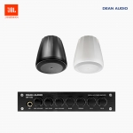 JBL 매장 카페 음향패키지 2채널 앰프 SR-100 + JBL CONTROL 64PT 팬던트 위성스피커 2개