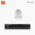 JBL 매장 카페 음향패키지 2채널 앰프 SR-100 + JBL CONTROL 64PT 팬던트 위성스피커(화이트) 1개