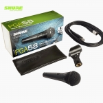 SHURE 슈어 PGA58-LC 단일지향성 카디오이드 보컬 다이나믹 유선 핸드마이크