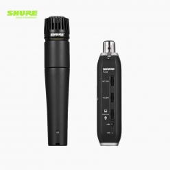 SHURE 슈어 SM57-X2U USB 보컬 악기마이크 디지털 번들 - USB로 연결 가능한 X2U 변환단자