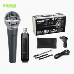 SHURE 슈어 SM58-X2U USB 보컬 핸드마이크 디지털 번들 - USB로 연결 가능한 X2U 변환단자