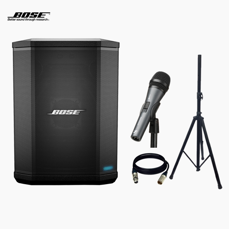 BOSE 매장 카페 음향패키지 보스 블루투스 스피커 S1 PRO + 유선 핸드마이크 E 835-S