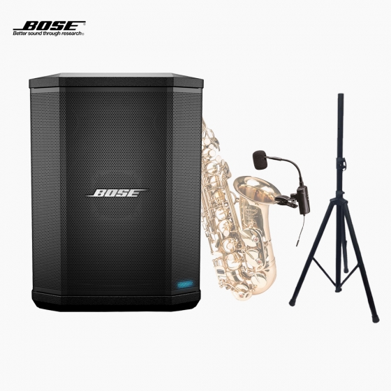 BOSE 매장 카페 음향패키지 보스 블루투스 스피커 S1 PRO + 색소폰 무선마이크 BXM-S10