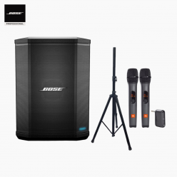 BOSE 매장 카페 음향패키지 보스 블루투스 스피커 S1 PRO + 2CH 무선 핸드마이크 AS3