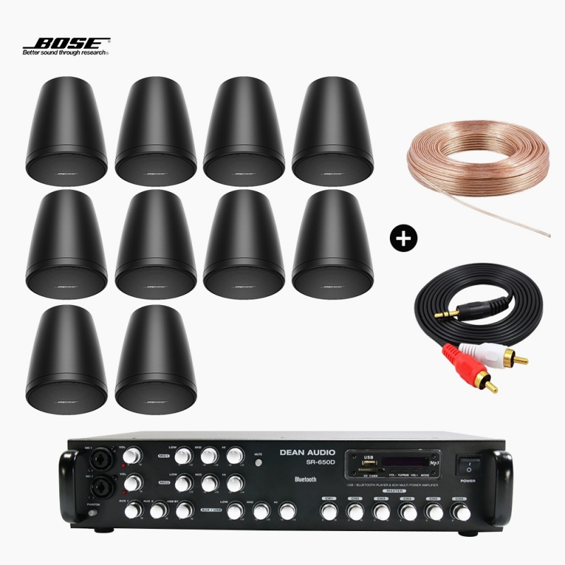 BOSE FS2P 10EA + SR-650D 스피커앰프 보스 음향패키지