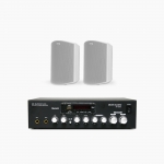 POLK AUDIO 매장 카페 상업용 ATRIUM4 아웃도어 라우드 스피커+SR-250D 2채널 앰프 음향패키지 모음