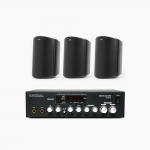 POLK AUDIO 매장 카페 상업용 ATRIUM4 아웃도어 라우드 스피커+SR-250D 2채널 앰프 음향패키지 모음