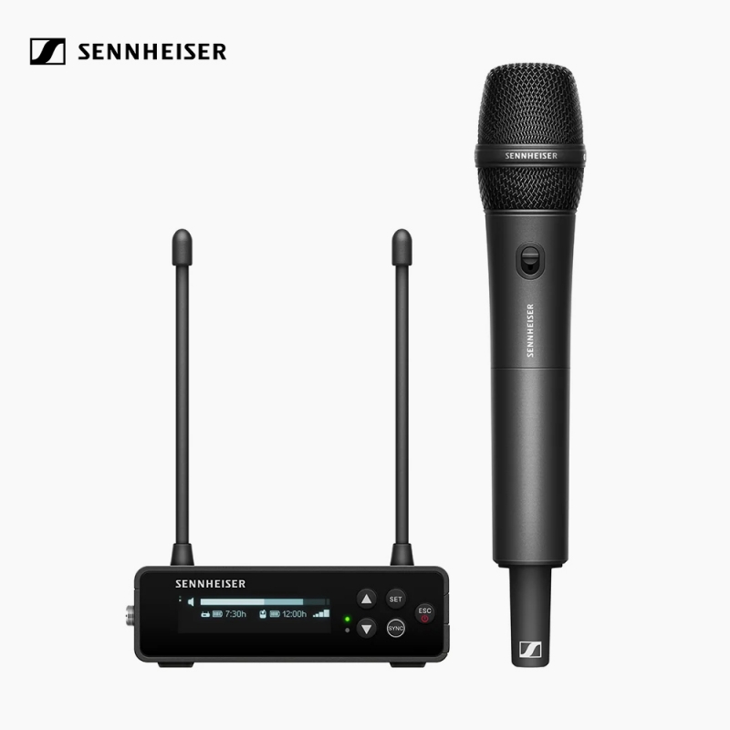 SENNHEISER 젠하이저 EW-DP 835 SET 포터블 무선 디지털 핸드마이크 세트 유튜버용 방송용 ASMR용