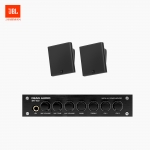 JBL 매장 카페 회의실 상업용 SLP-12T 벽걸이 라우드 스피커 2개+SR-100 2채널 앰프 음향패키지