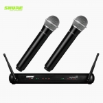 SHURE 슈어 SVX288/PG58 듀얼채널 무선 핸드마이크 송수신기 시스템