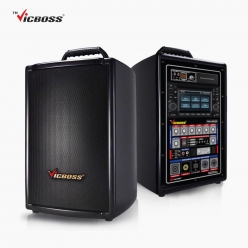 VICBOSS 빅보스 PWA-H851DF 충전식 휴대용 포터블 블루투스 앰프스피커 300W