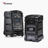 VICBOSS 빅보스 PWA-VN9202 충전식 휴대용 포터블 2채널 블루투스 앰프스피커 500W