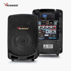 VICBOSS 빅보스 PWA-V621V 충전식 휴대용 포터블 6.5인치 블루투스 앰프스피커 150W