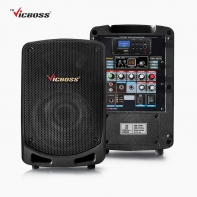 VICBOSS 빅보스 PWA-V621V 충전식 휴대용 포터블 6.5인치 블루투스 앰프스피커 150W