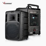 VICBOSS 빅보스 PWA-VN801 충전식 휴대용 포터블 8인치 블루투스 앰프스피커 300W