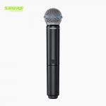 SHURE 슈어 BLX2/BETA58A 무선 핸드마이크 송신기 BLX 수신기 전용 핸드헬드형 송신기