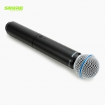 SHURE 슈어 BLX2/BETA58A 무선 핸드마이크 송신기 BLX 수신기 전용 핸드헬드형 송신기