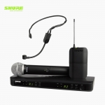 SHURE 슈어 BLX1288/PGA31 듀얼채널 무선핸드마이크+헤드셋마이크 송수신기 시스템  BLX1288K/PGA31