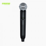 SHURE 슈어 GLXD2+ 무선 듀얼밴드 핸드마이크 GLXD+수신기 전용 핸드헬드 송신기