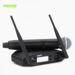 SHURE 슈어 GLXD24+/SM58 무선 듀얼밴드 핸드마이크 송수신기 시스템 GLXD24+K/SM58