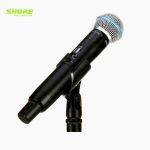 SHURE 슈어 SLXD2/B58 디지털 무선 핸드마이크 핸드헬드 송신기