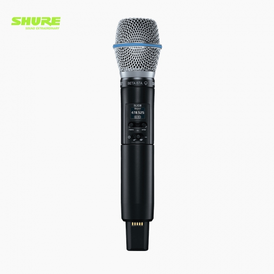 SHURE 슈어 SLXD2/B87A 디지털 무선 핸드마이크 핸드헬드 송신기