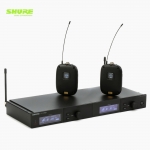 SHURE 슈어 SLXD14D 디지털 듀얼채널 바디팩 무선 송수신기 시스템
