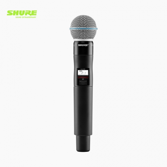 SHURE 슈어 QLXD2/B58A 디지털 무선 핸드마이크 핸드헬드 송신기