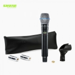 SHURE 슈어 ADX2/B87C ADX2/BETA87C  Axient Digital 무선 핸드마이크 핸드헬드 송신기