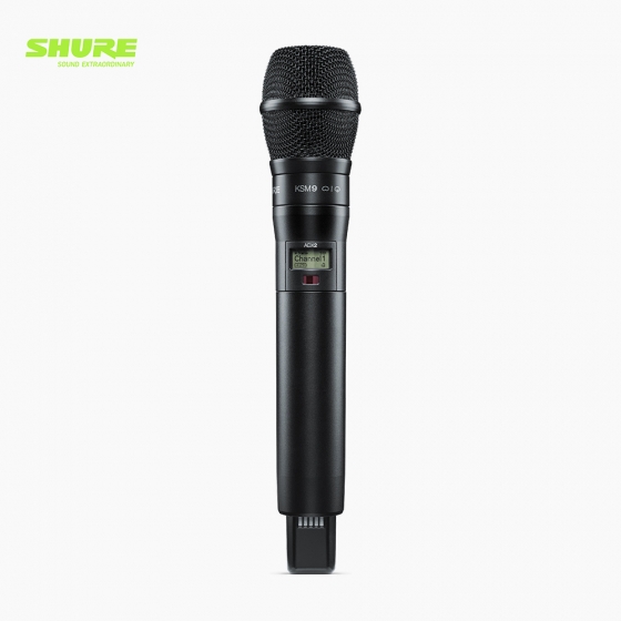 SHURE 슈어 ADX2/K9B ADX2/KSM9B  Axient Digital  무선 핸드마이크 핸드헬드 송신기