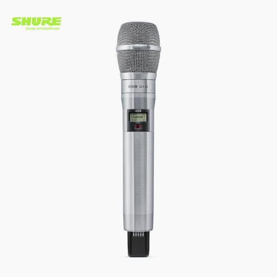 SHURE 슈어 ADX2/K9N ADX2/KSM9N  Axient Digital  무선 핸드마이크 핸드헬드 송신기