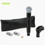 SHURE 슈어 ADX2FD/B58 ADX2FD/BETA58A  Axient Digital 주파수 다이버시티 무선 핸드마이크 핸드헬드 송신기