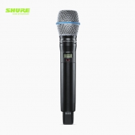 SHURE 슈어 ADX2FD/B87A ADX2FD/BETA87A  Axient Digital 주파수 다이버시티 무선 핸드마이크 핸드헬드 송신기