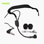 SHURE 슈어 WH20QTR 무선바디팩용 단일지향성 다이나믹 헤드셋마이크, 1/4" 커넥터