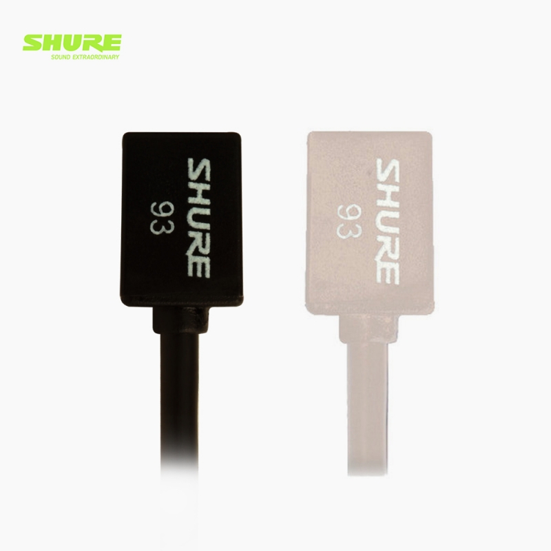 SHURE 슈어 WL93 무선바디팩용 무지향성 소형 콘덴서 핀마이크 TQG 커넥터