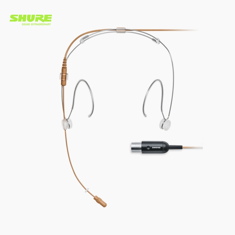 SHURE 슈어 DH5 Duraplex 초소형 전지향성 헤드셋마이크 MTQG 커넥터