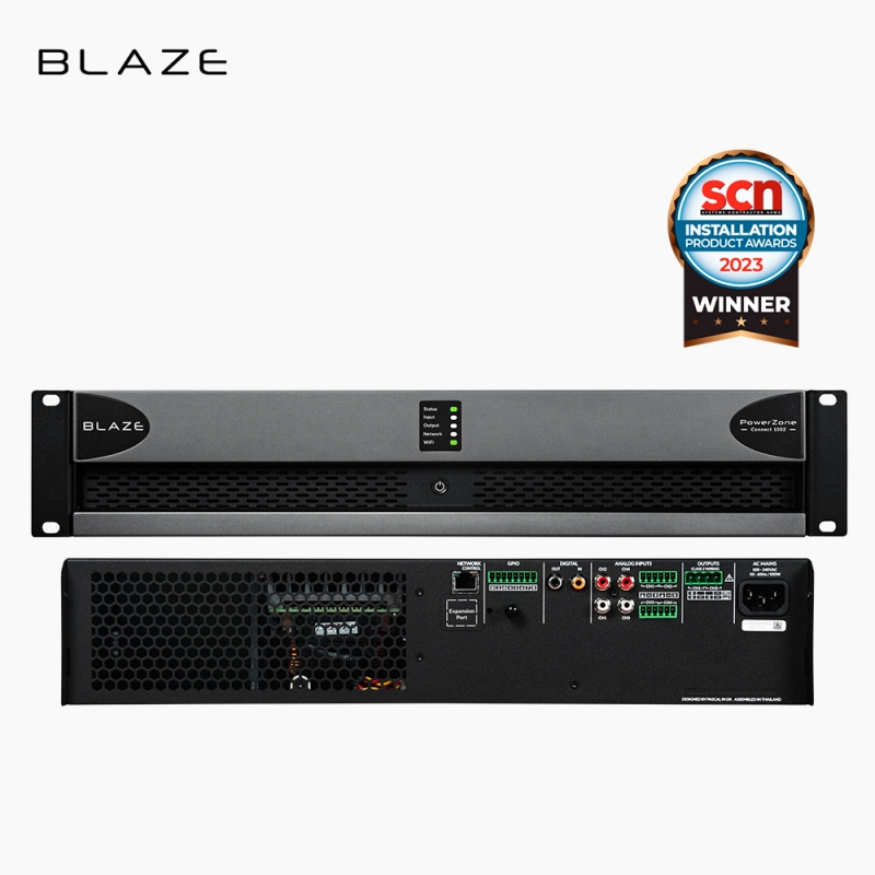 BLAZE PowerZone Connect 1002 무선컨트롤 2채널 파워앰프 하이 로우경용 1000W 블레이즈 파워존 컨넥터 1002