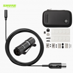 SHURE 슈어 TL48 TwinPlex 초소형 핀마이크 블랙 XLR 커넥터 (액세서리 키트 포함)