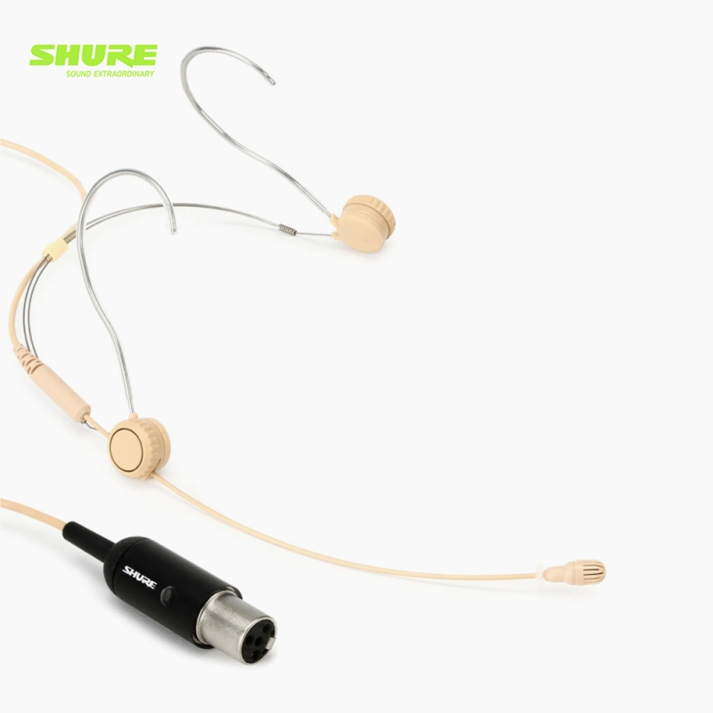 SHURE 슈어 TH53 TwinPlex 초소형 전지향성 헤드셋마이크 MTQG 커넥터