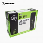 MACKIE 맥키 EM-91C 대형 다이어프램 레코딩 콘덴서 유선마이크