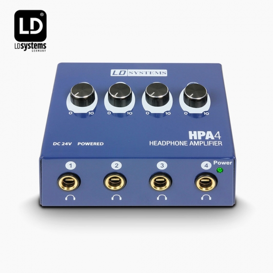 LD System HPA4 4채널 헤드폰 앰프 분배기