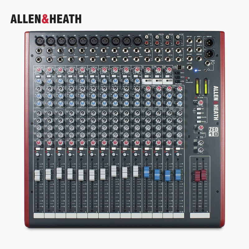 ALLEN&HEATH 알렌앤히스 ZED-18 18채널 콘솔형 아날로그 믹서