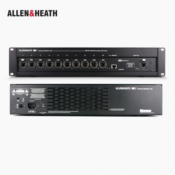 ALLEN&HEATH 알렌앤히스 ME-U 퍼스널 믹싱 시스템 모니터 허브 10포트 네트워크 포트