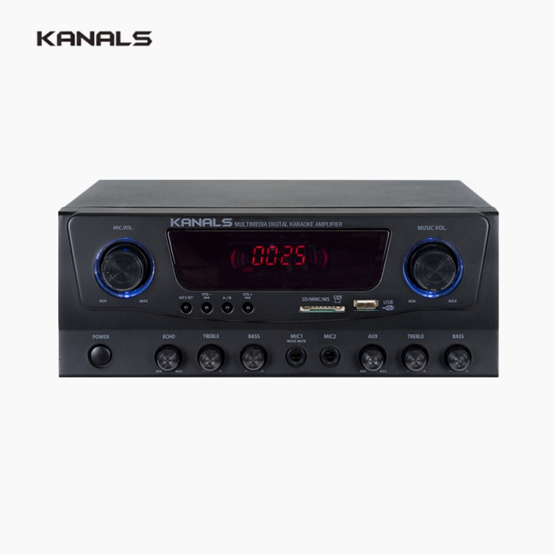 KANALS 카날스 EMA-180 디지털 2채널 믹싱 스테레오 블루투스 매장용 미니앰프 160W