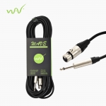 WAVE 웨이브 XRF55M-1.5M (XLR 암+5.5모노 수) 캐논 마이크 케이블 1.5m