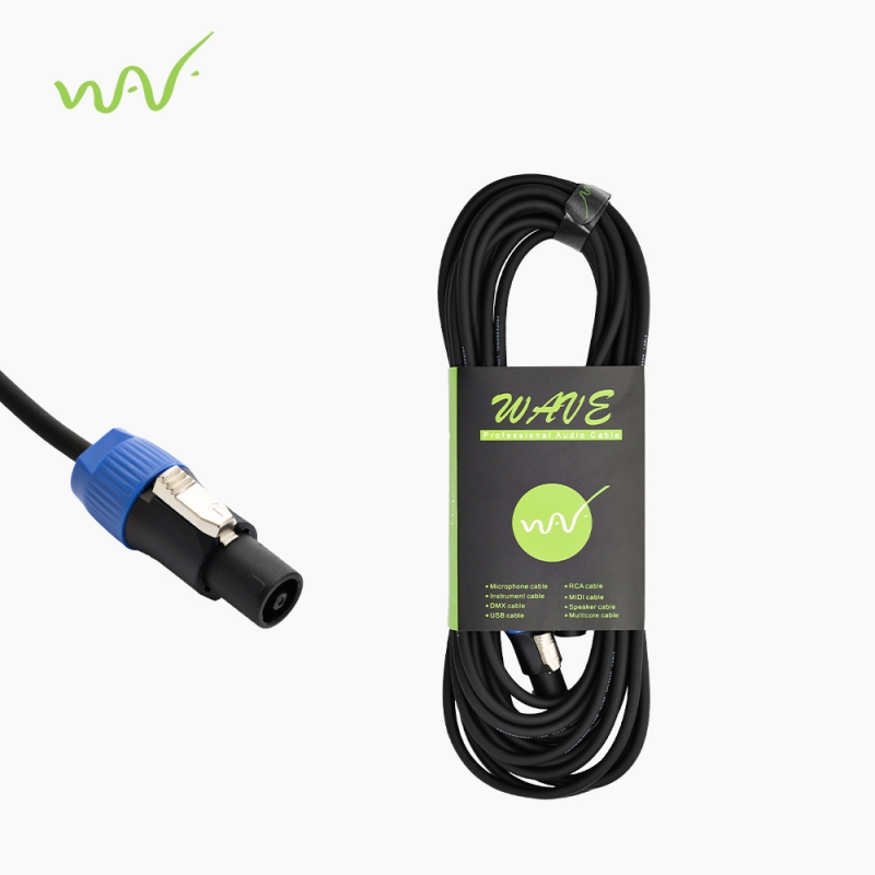 WAVE 웨이브 WSP-20M Speakon Cable 20M 스피커 케이블 스피콘 커넥터 타입 20m