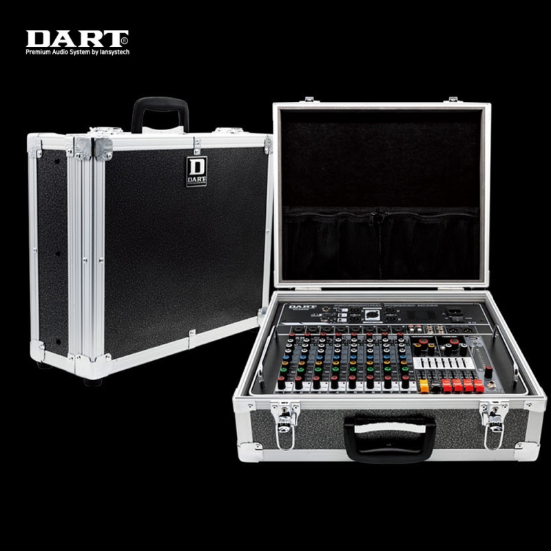 DART BTX8P800B 8채널 휴대용 파워드 오디오 믹서